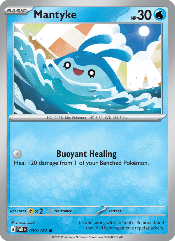 Mantyke, card 039 from Paradox Rift