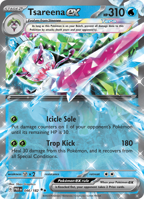 Tsareena ex, card 046 from Paradox Rift