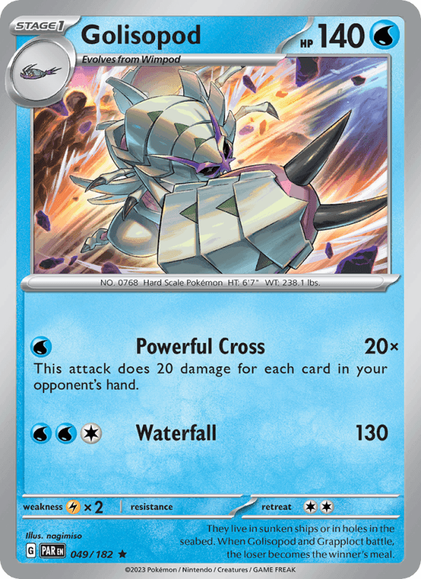 Golisopod, card 049 from Paradox Rift