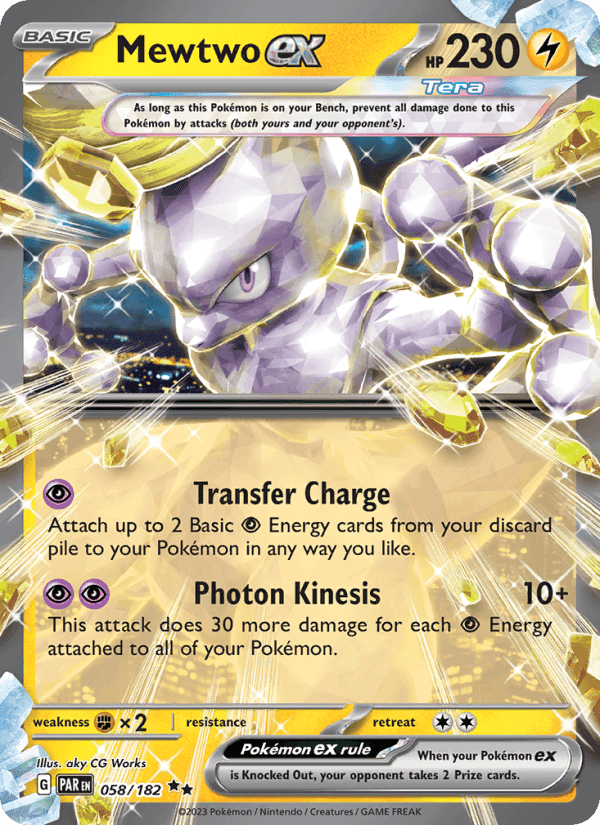 Mewtwo ex, carta 058 di Paradox Rift