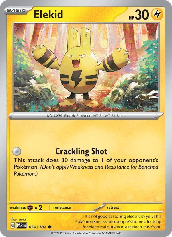 Elekid, card 059 from Paradox Rift