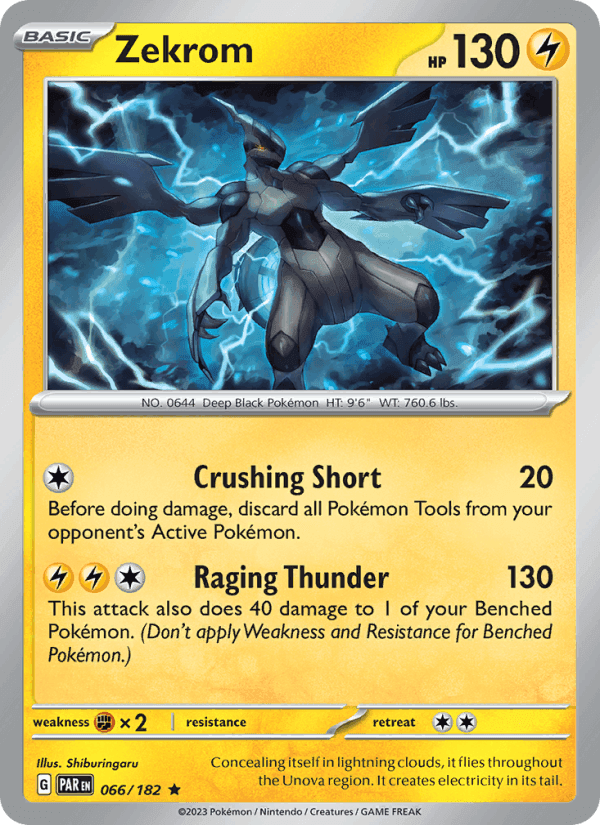 Zekrom, card 066 from Paradox Rift