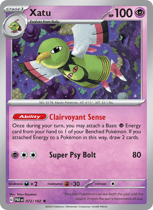 Xatu, carta 072 di Paradox Rift