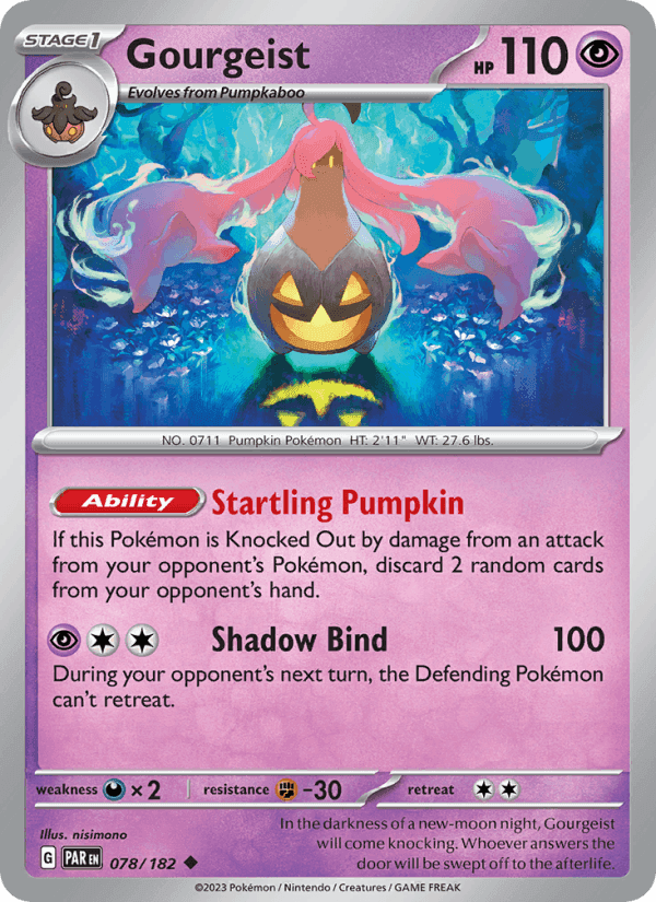 Gourgeist, card 078 from Paradox Rift
