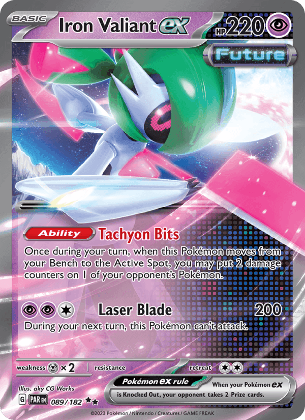 Iron Valiant ex, card 089 from Paradox Rift