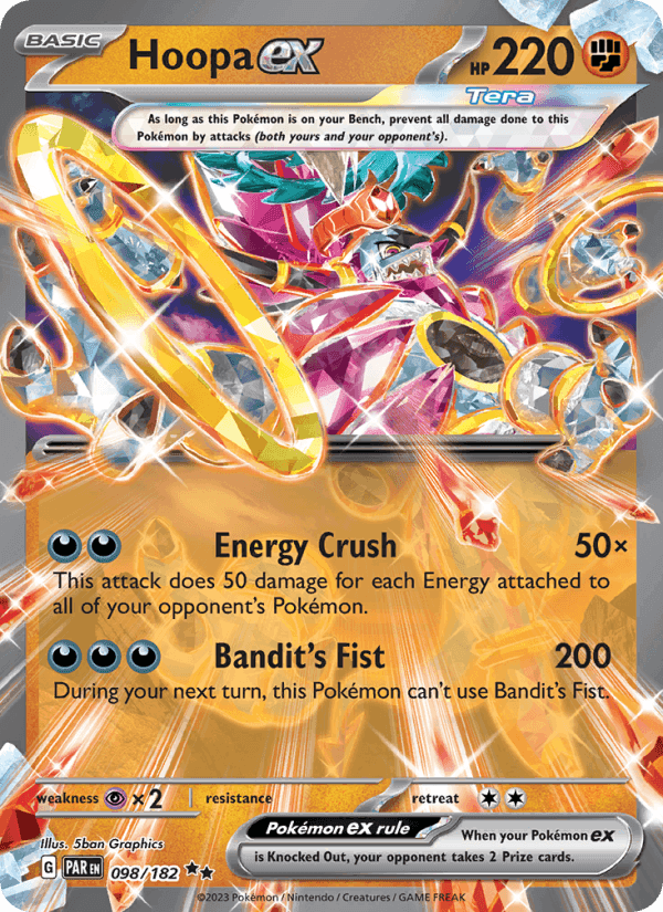Hoopa ex, card 098 from Paradox Rift