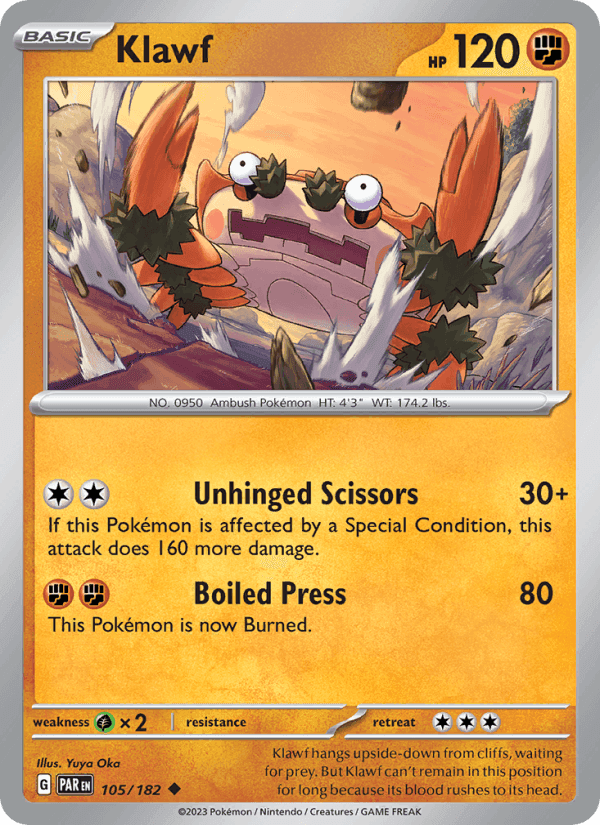 Klawf, card 105 from Paradox Rift