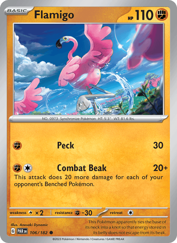 Flamigo, card 106 from Paradox Rift