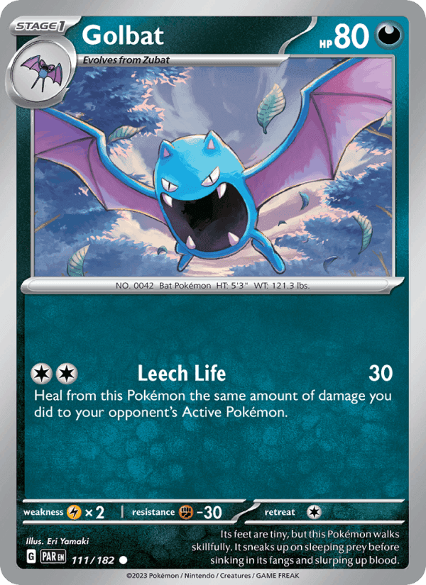 Golbat, card 111 from Paradox Rift