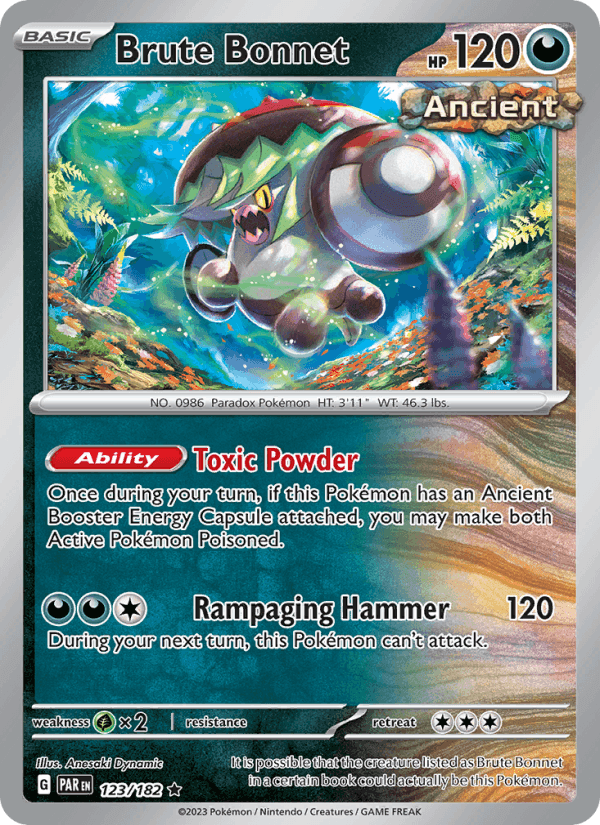 Brute Bonnet, card 123 from Paradox Rift