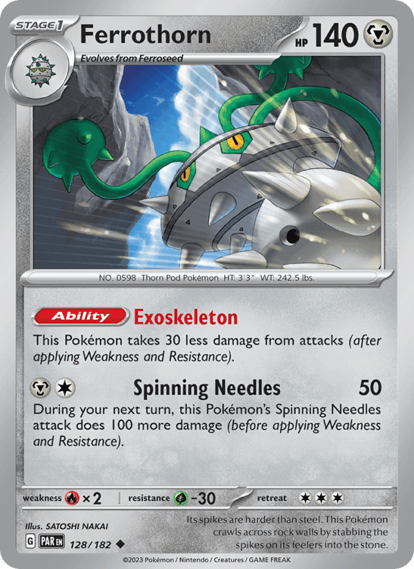 Ferrothorn, card 128 from Paradox Rift