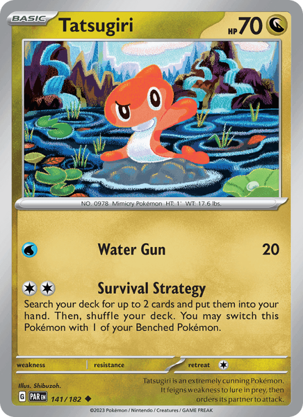 Tatsugiri, card 141 from Paradox Rift