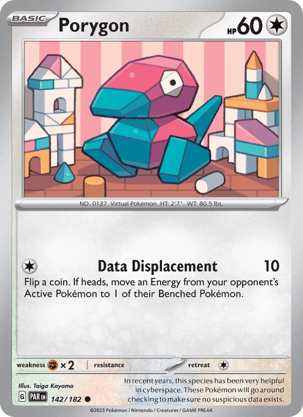 Porygon, card 142 from Paradox Rift