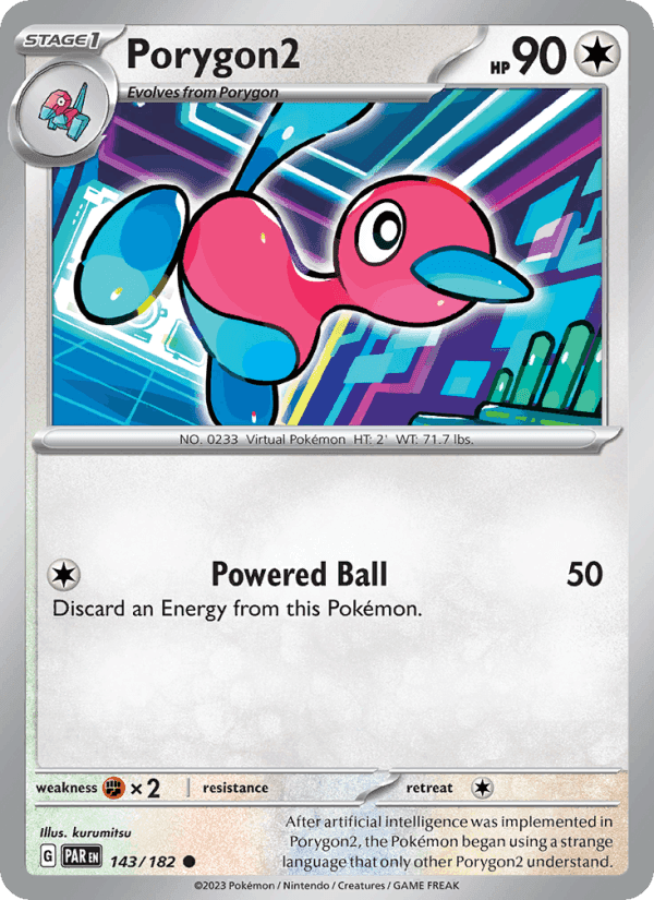 Porygon2, carte 143 de Paradox Rift