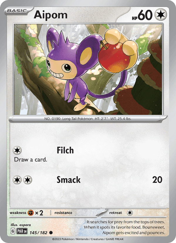 Paradox Rift の 145 番、Aipom