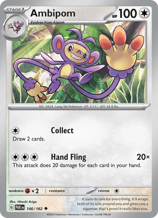Ambipom, card 146 from Paradox Rift