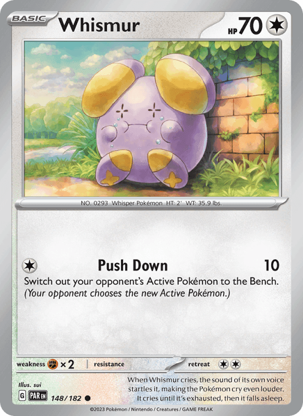 Whismur, card 148 from Paradox Rift