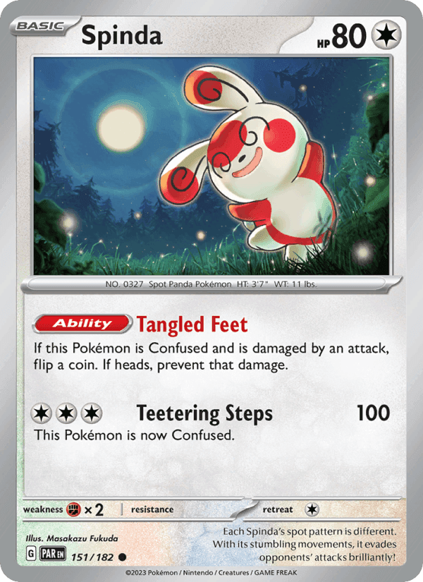 Spinda, card 151 from Paradox Rift