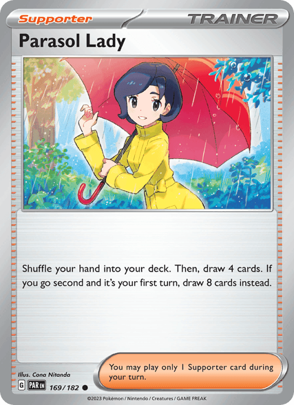 Parasol Lady, card 169 from Paradox Rift