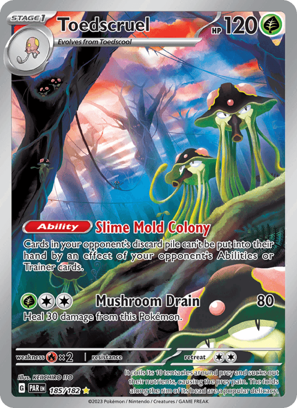 Toedscruel, card 185 from Paradox Rift
