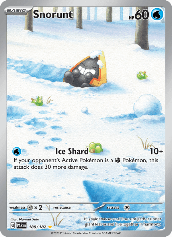 Snorunt, card 188 from Paradox Rift