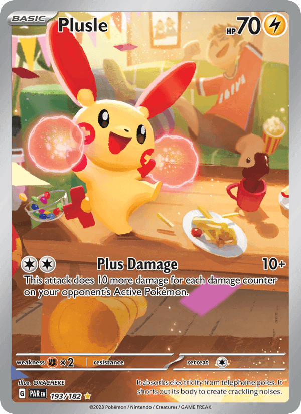 Plusle, carta 193 di Paradox Rift