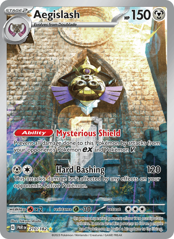 Aegislash, card 210 from Paradox Rift