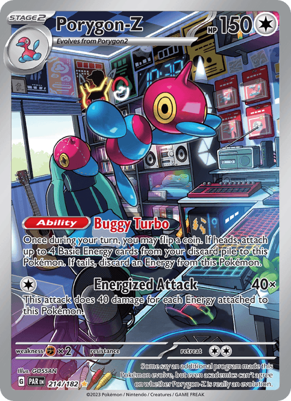 Porygon-Z, card 214 from Paradox Rift