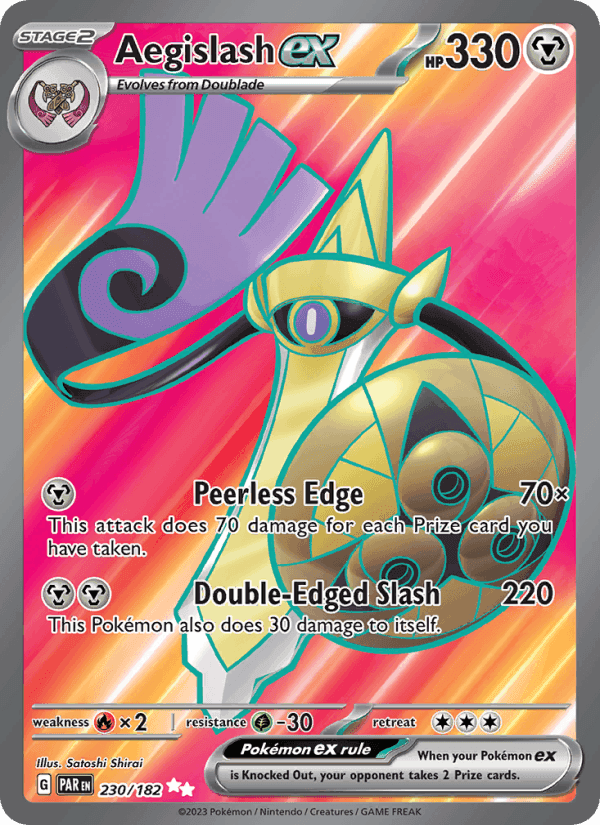 Paradox Rift の 230 番、Aegislash ex