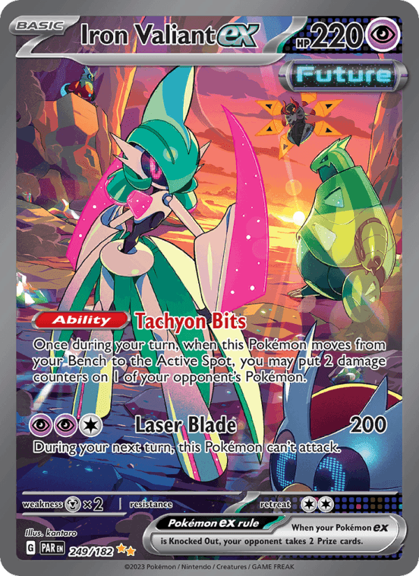 Paradox Rift の 249 番、Iron Valiant ex