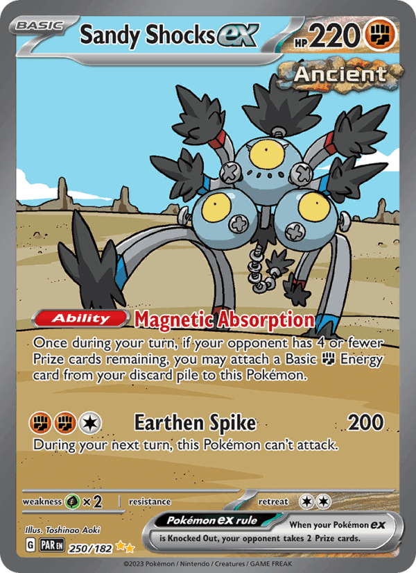 Sandy Shocks ex, carte 250 de Paradox Rift