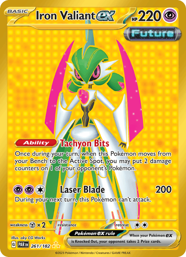 Iron Valiant ex, card 261 from Paradox Rift