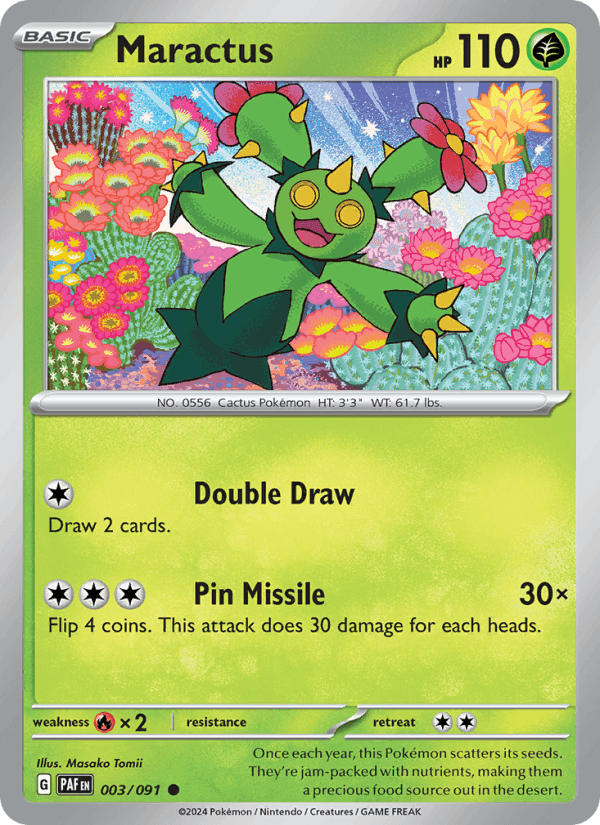 Maractus, card 003 from Paldean Fates