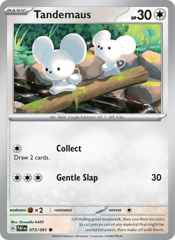 Tandemaus, card 073 from Paldean Fates