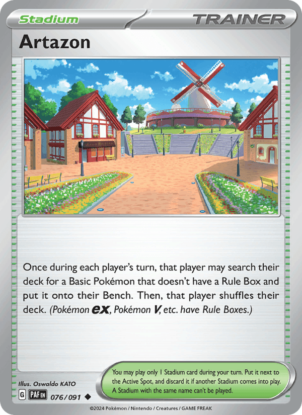 Artazon, card 076 from Paldean Fates