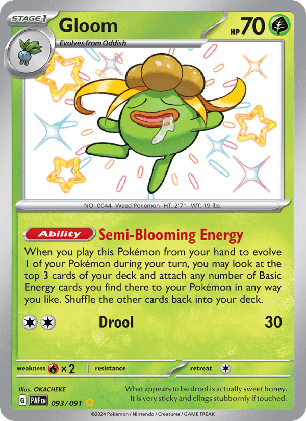 Gloom, card 093 from Paldean Fates