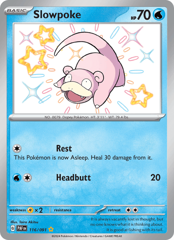Paldean Fates の 116 番、Slowpoke