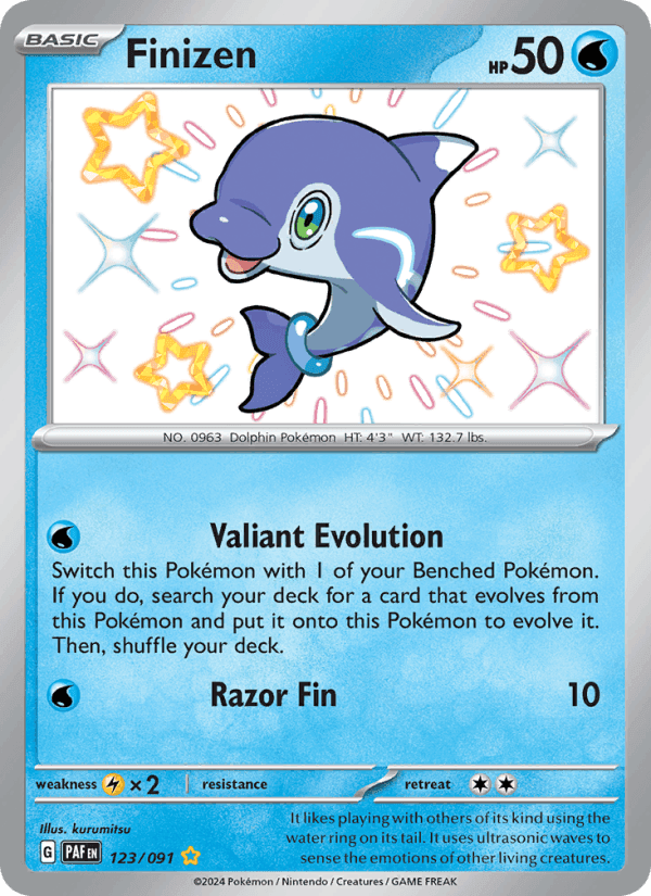 Finizen, carte 123 de Paldean Fates