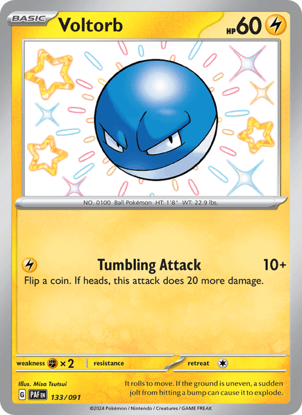 Paldean Fates の 133 番、Voltorb