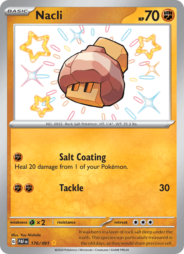 Nacli, card 176 from Paldean Fates