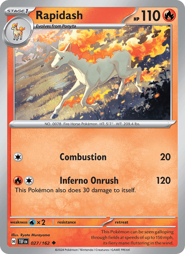 Temporal Forces の 027 番、Rapidash