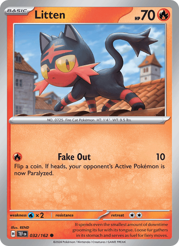 Litten, carte 032 de Temporal Forces
