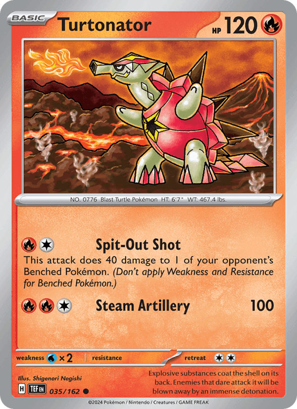 Turtonator, card 035 from Temporal Forces