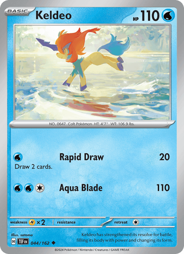 Temporal Forces の 044 番、Keldeo