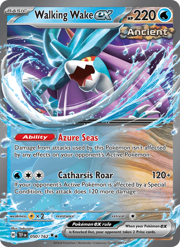 Walking Wake ex, card 050 from Temporal Forces