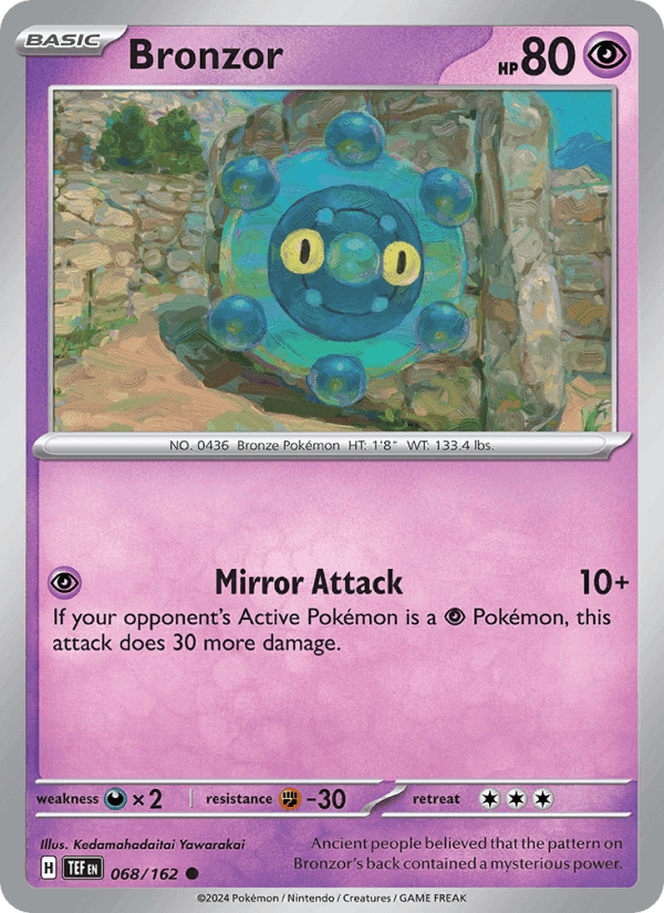 Bronzor, card 068 from Temporal Forces