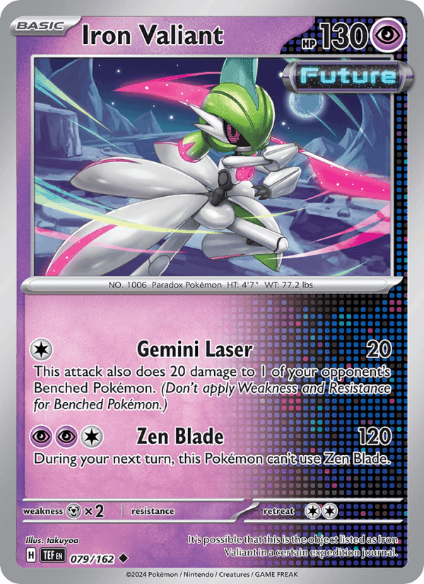 Iron Valiant, card 079 from Temporal Forces