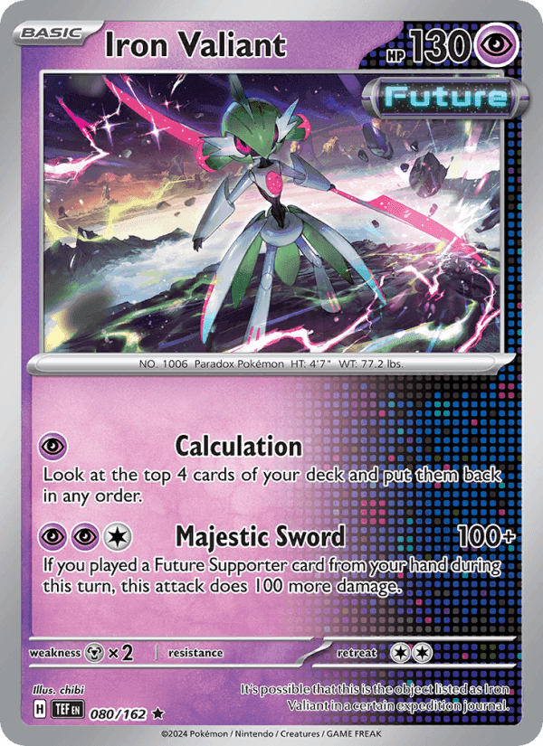 Iron Valiant, card 080 from Temporal Forces