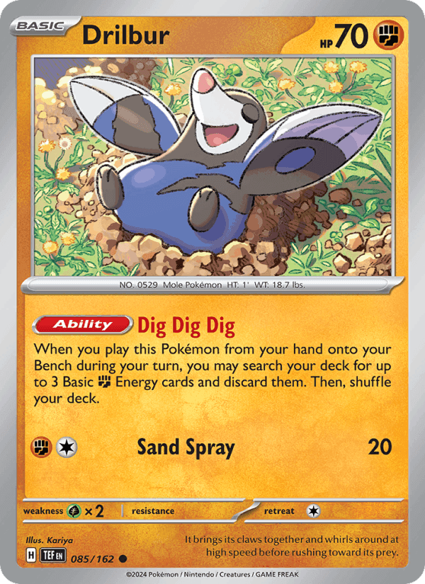 Drilbur, carte 085 de Temporal Forces