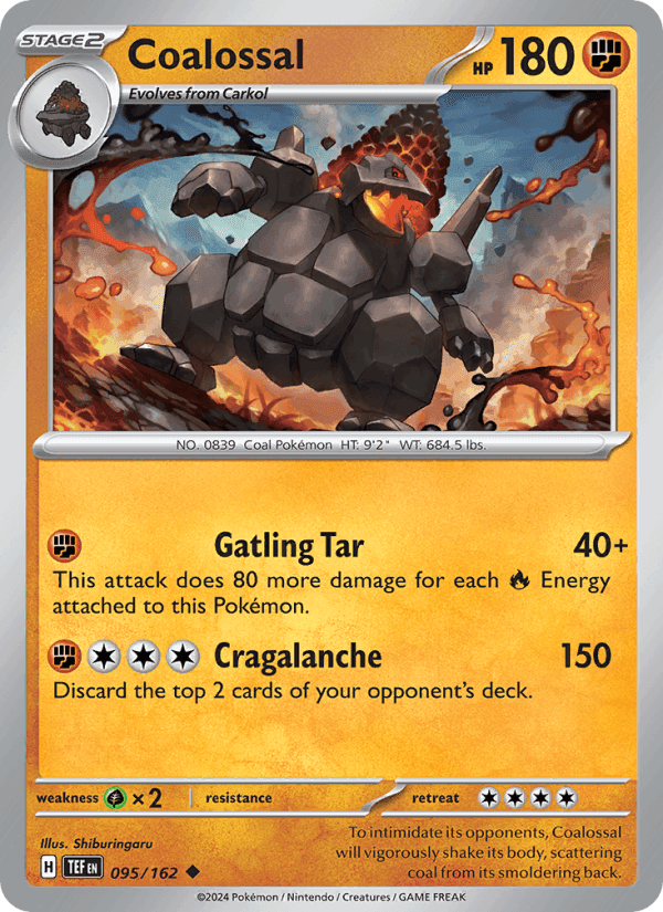 Coalossal, card 095 from Temporal Forces